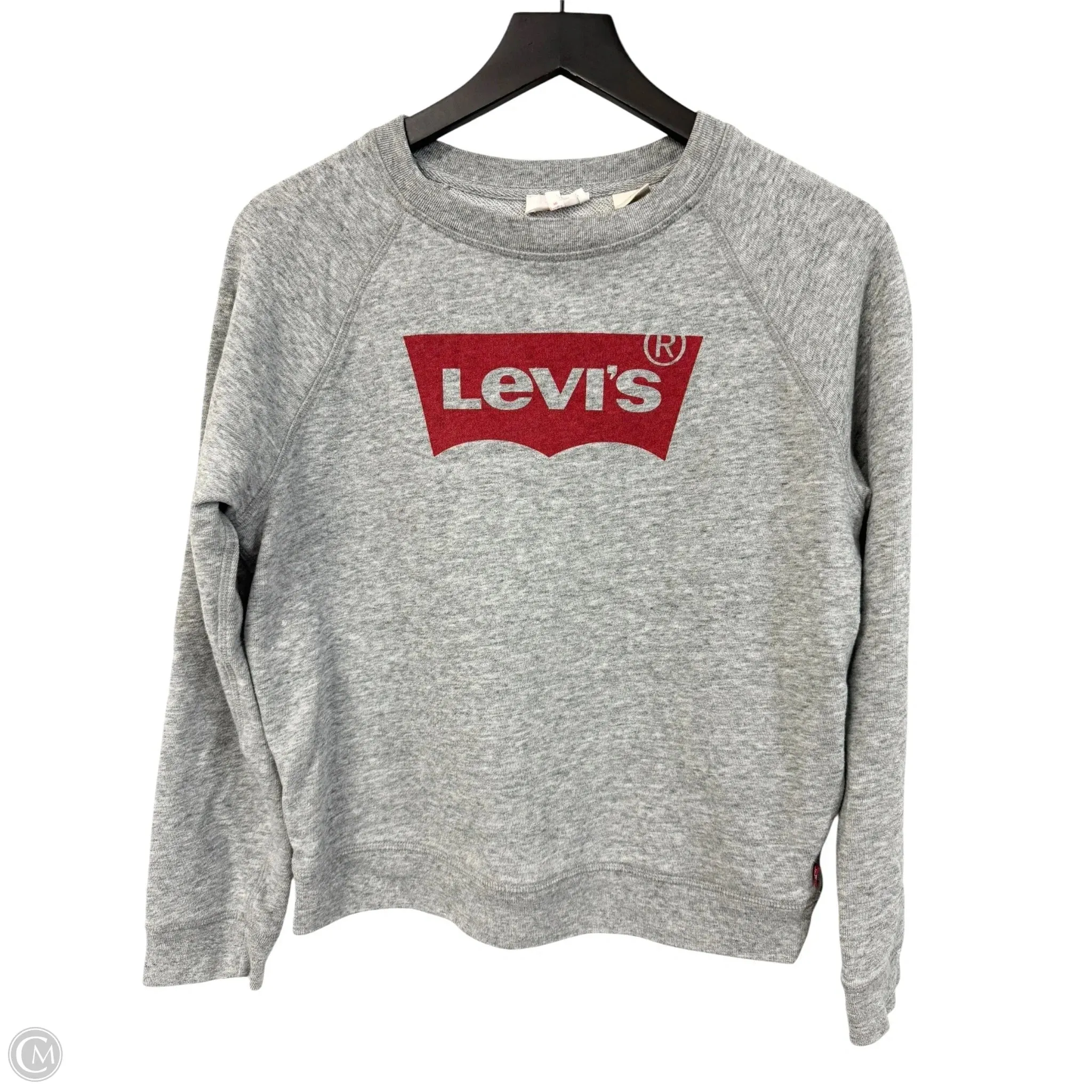 Stylish Apparel Sophisticated Style Sweatshirt Crewneck By Levis In Grey, Size: M