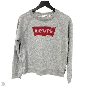 Stylish Apparel Sophisticated Style Sweatshirt Crewneck By Levis In Grey, Size: M