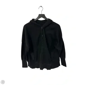 Sweatshirt Hoodie By Cme In Black, Size: M Organza Fit Shine Mood