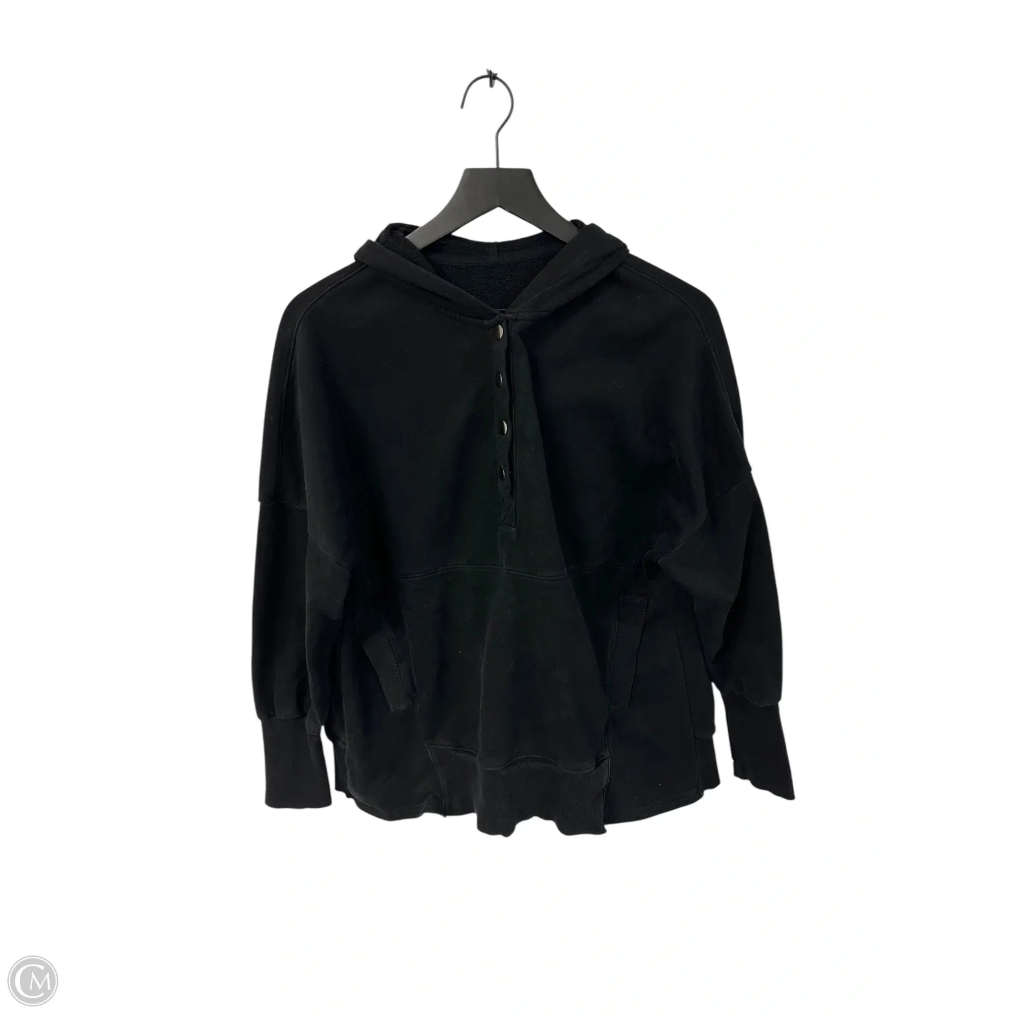 Sweatshirt Hoodie By Cme In Black, Size: M Organza Fit Shine Mood