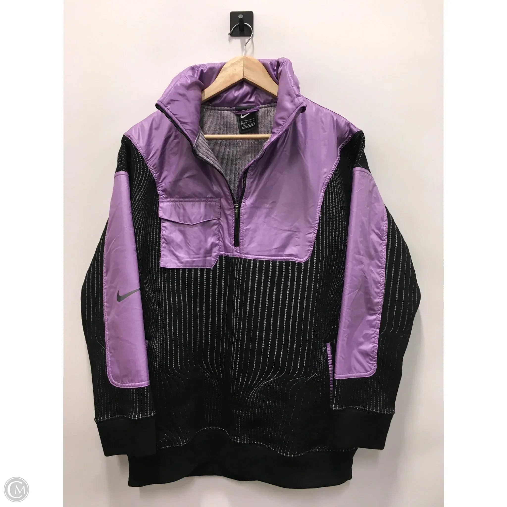 Modern Look Sweatshirt Collar By Nike In Purple, Size: Xs