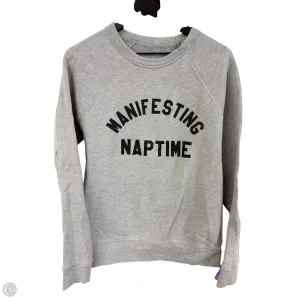 Night Charm Basic Core Sweatshirt Crewneck By Cme In Grey, Size: S