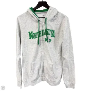 Trendy Jacket CompactFold Sweatshirt Hoodie By Clothes Mentor In Grey, Size: L