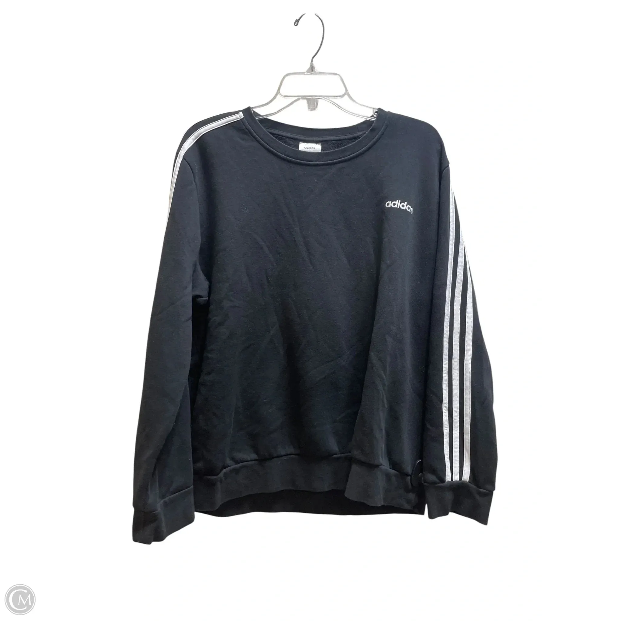 Adjustable Drawcord Sweatshirt Collar By Adidas In Black, Size: 2x