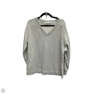 Basic Wardrobe MultiPocket Design Sweatshirt Crewneck By Gap In Grey, Size: Xl