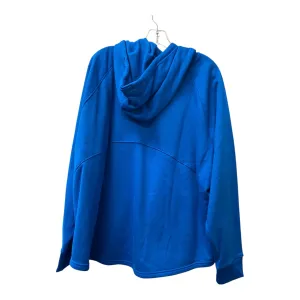 Tight Net Car Cool Athletic Sweatshirt Hoodie By Tek Gear In Blue, Size:3X
