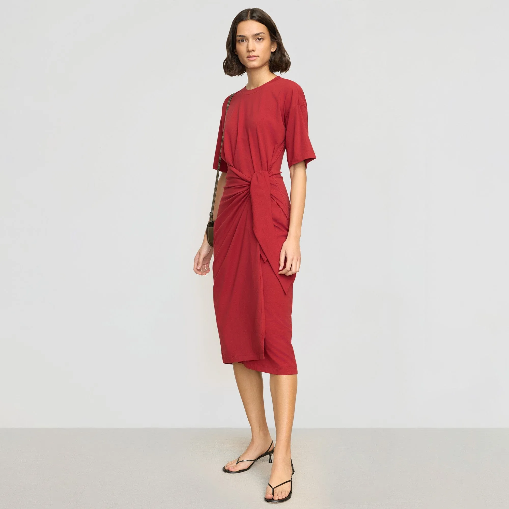 Game Core Hygienic Finish Noa Organic Cotton T-Shirt Wrap Dress