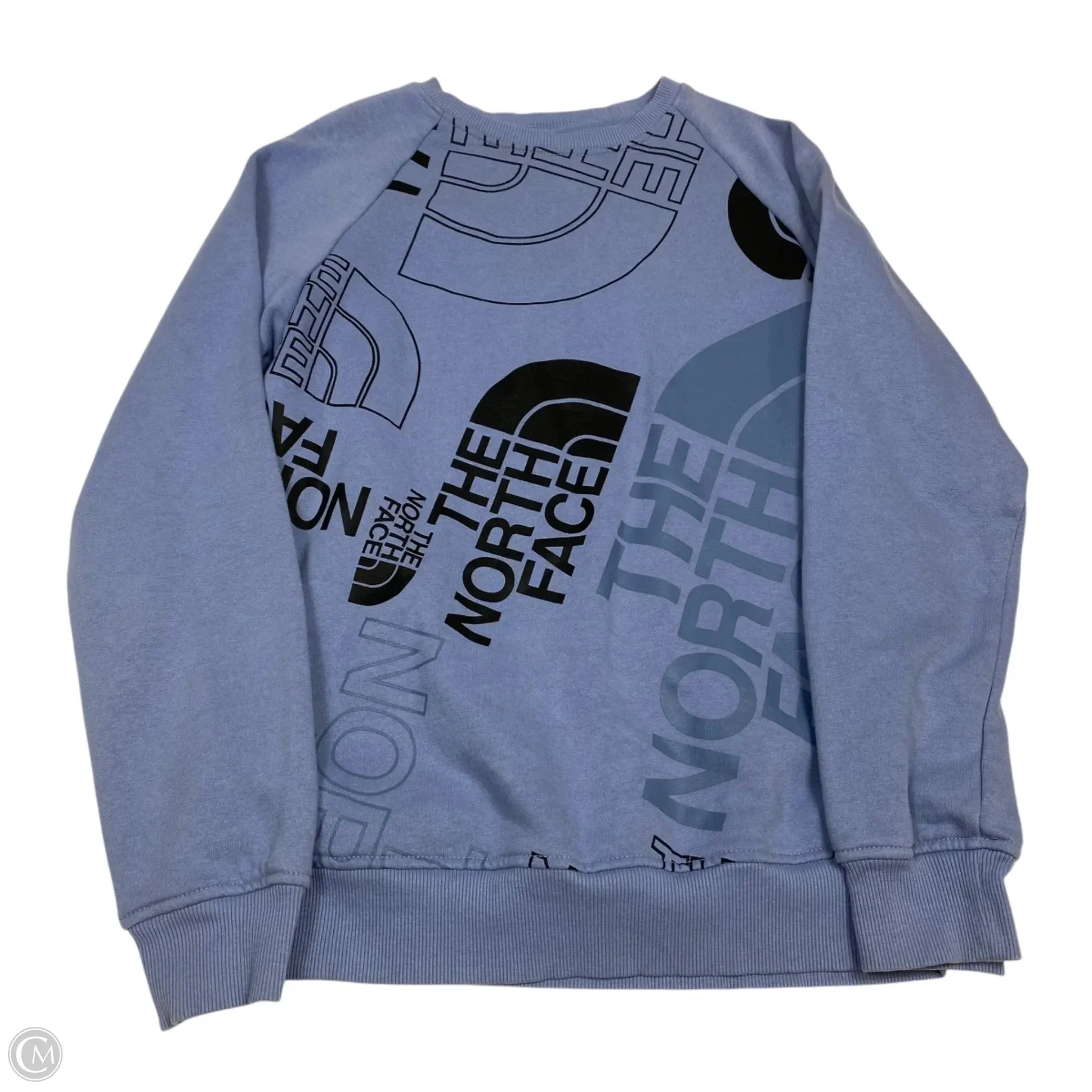 Sweatshirt Crewneck By The North Face In Blue & Brown, Size: M Heart Soul SnagProofMaterial
