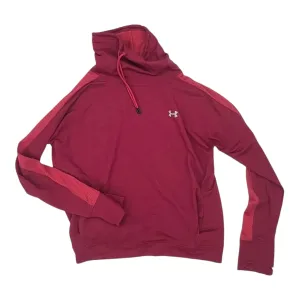 Model Edge Campus Vibe SWEATSHIRT COLLAR by UNDER ARMOUR in PINK, Size:XL