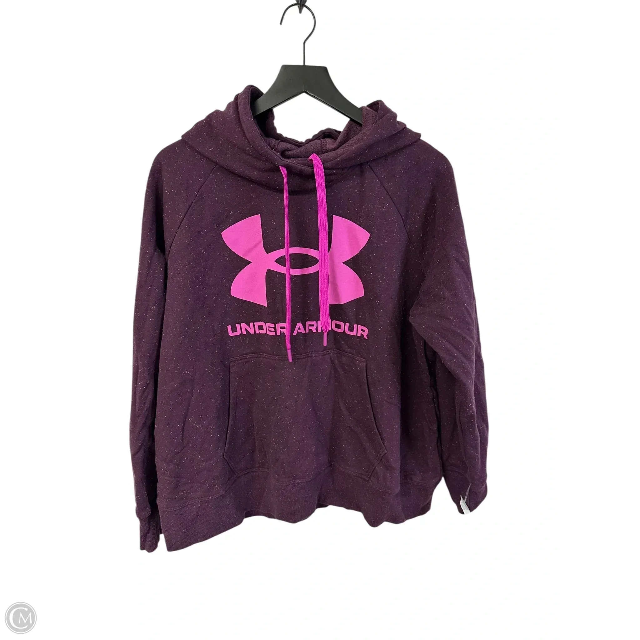 Sweatshirt Hoodie By Under Armour In Purple, Size: 1x SweatWickingLining AntiStaticLining