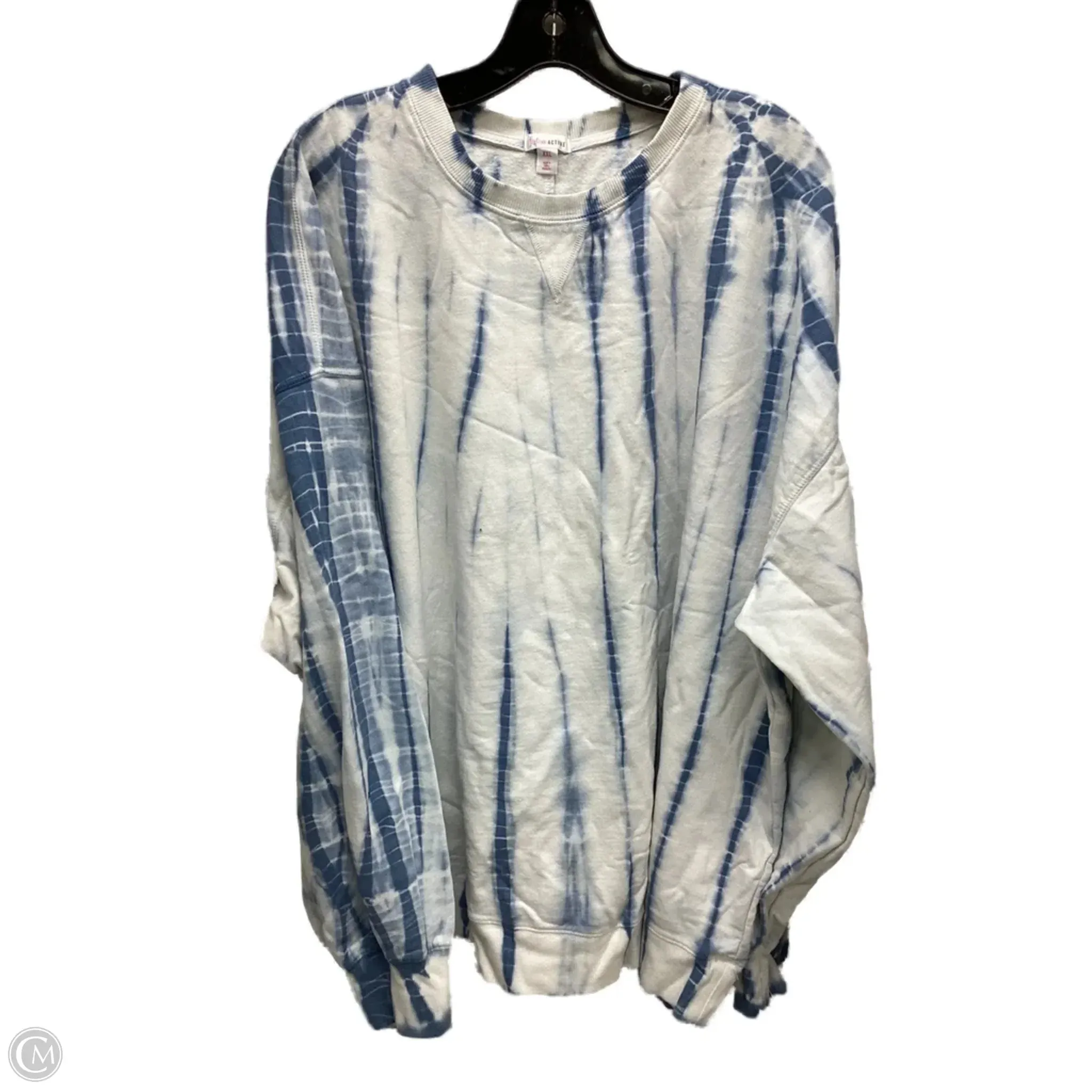 Sweatshirt Crewneck By Clothes Mentor In Tie Dye Print, Size: Xxl Tech Mood