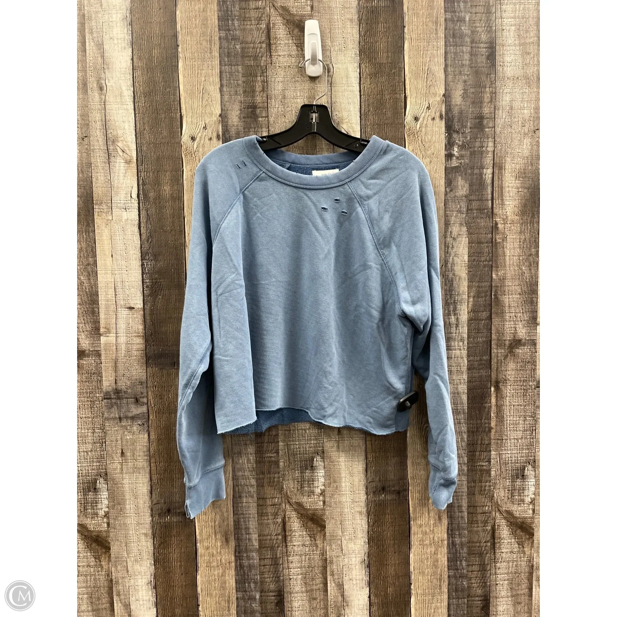 Active Look Sweatshirt Crewneck By Aerie In Blue, Size: S
