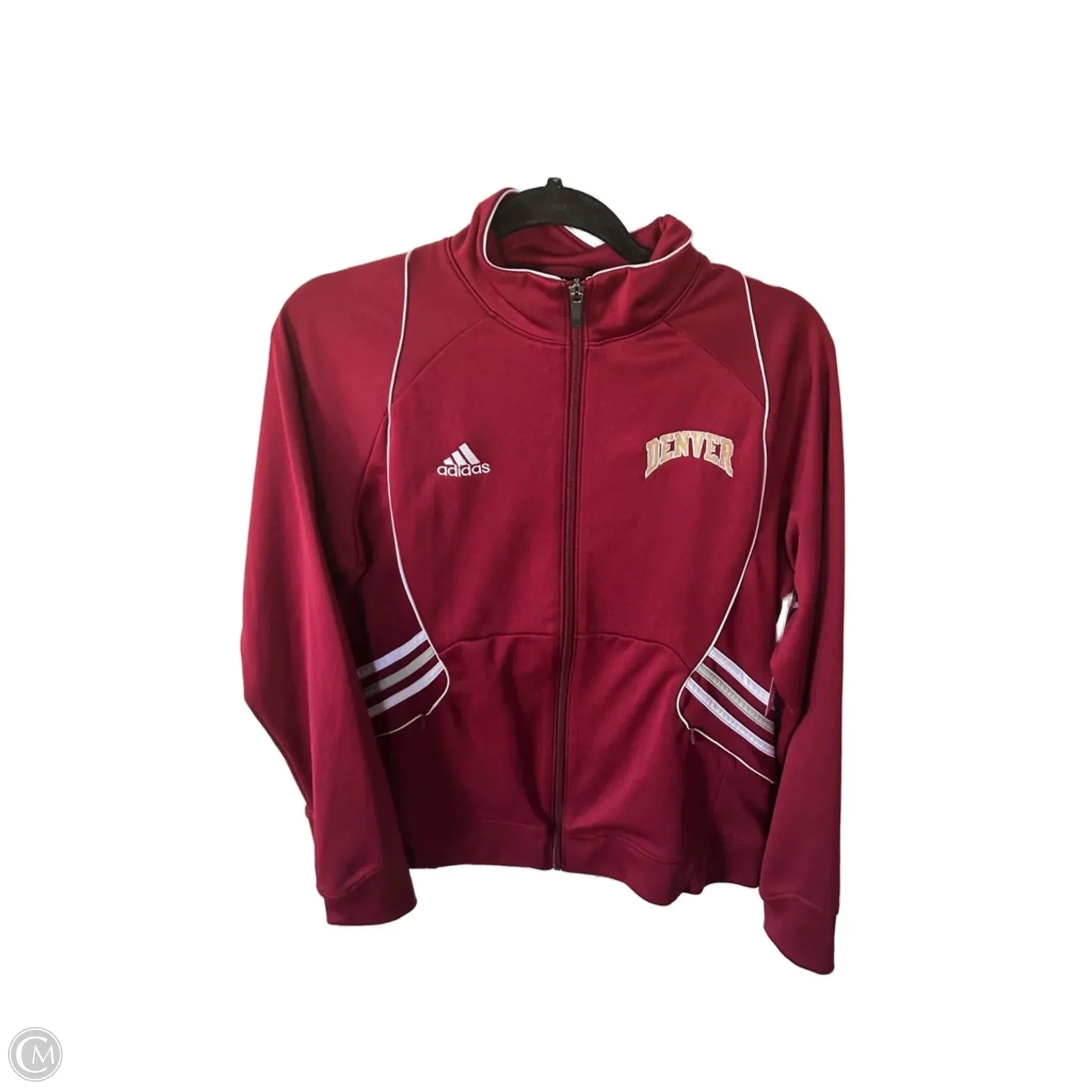 mesh ventilation Teen Fresh Athletic Sweatshirt Collar By Adidas In Red, Size: L