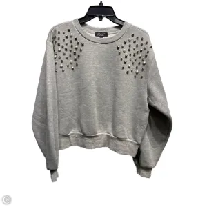 Sweatshirt Crewneck By ON 12TH In Grey, Size: M Motion Core Love Core