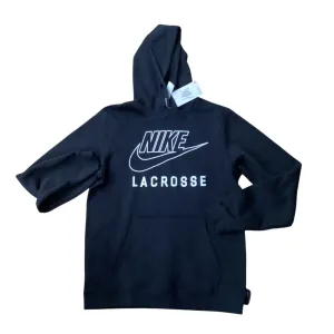 Athletic Sweatshirt Hoodie By Nike In Black, Size:M CompressiveFitFabric