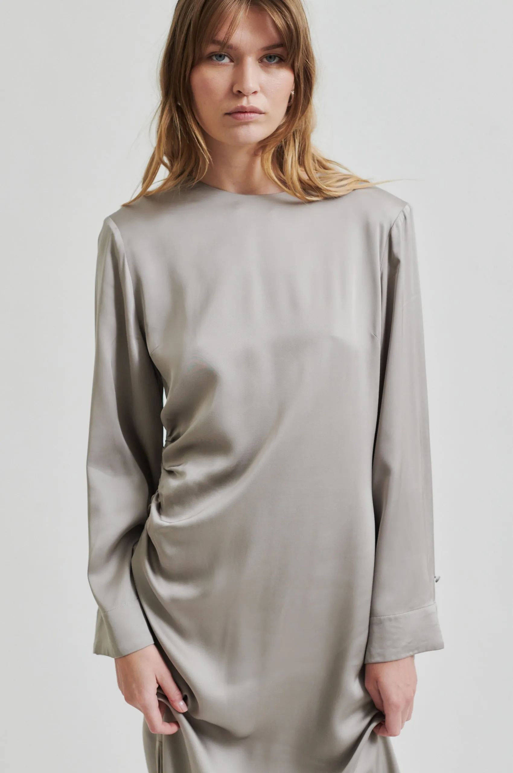 Layered Hem Details Barri Dress