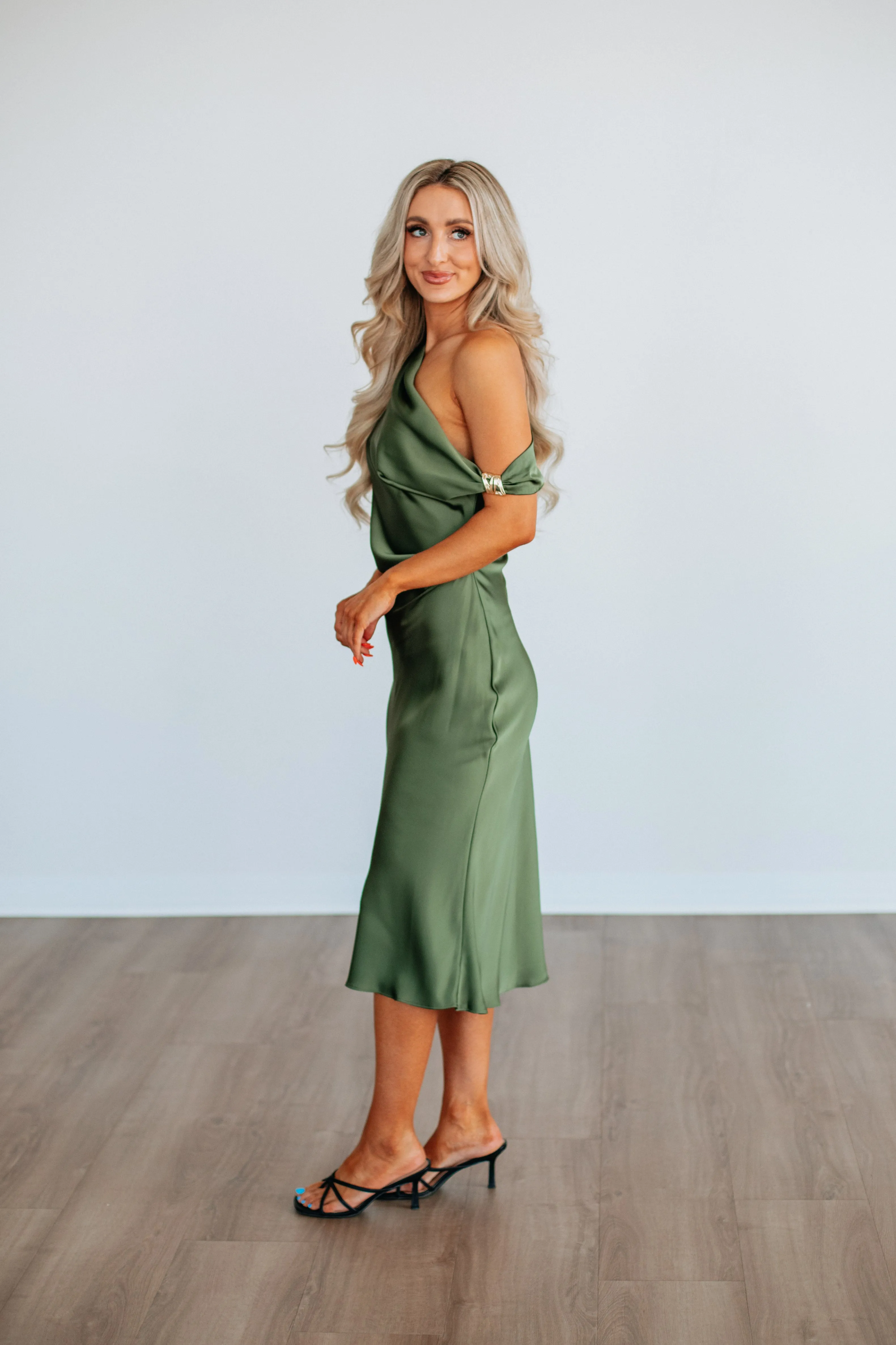 Catena Midi Dress Trendy office attire