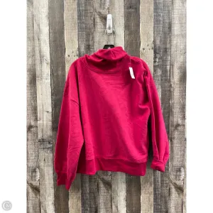 TensionAdjustedWaistband Classic Shirt Athletic Sweatshirt Collar By Gap In Red, Size: Xl