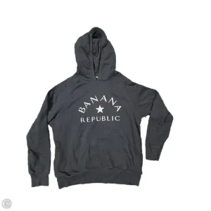 Outdoor Activity Everyday Look Sweatshirt Hoodie By Banana Republic In Black, Size: L