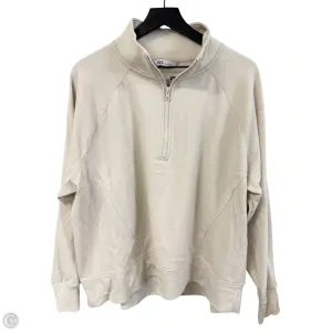 SustainableCertified Sweatshirt Collar By Dsg Outerwear In Cream, Size: L