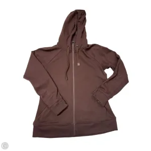 Athletic Sweatshirt Hoodie By Athleta In Brown, Size: L Power Vibe Effortless Style