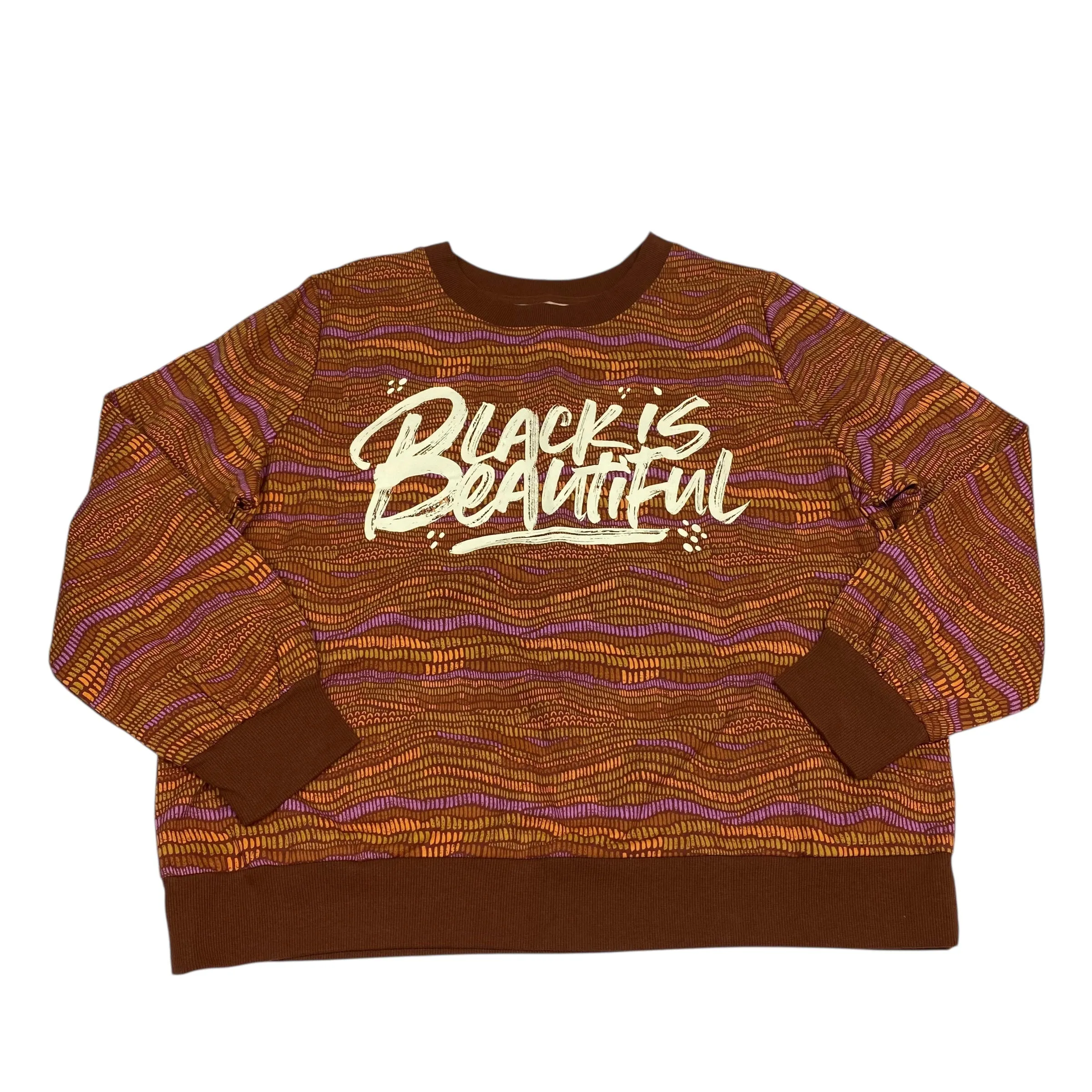 Breathable Lining Nature Base Sweatshirt Crewneck By Target In Brown, Size:Xxl