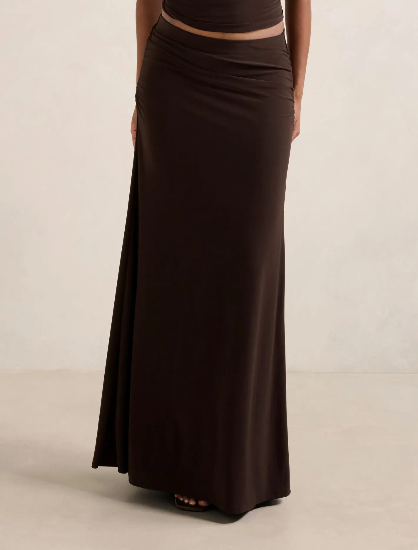 Travel Proof Mimi Petite Flute Maxi Skirt