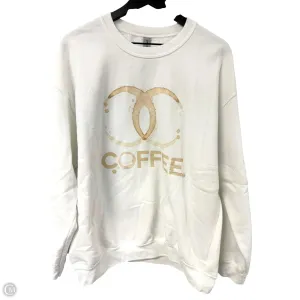 Stone Glow Sweatshirt Crewneck By Gildan In White, Size: L