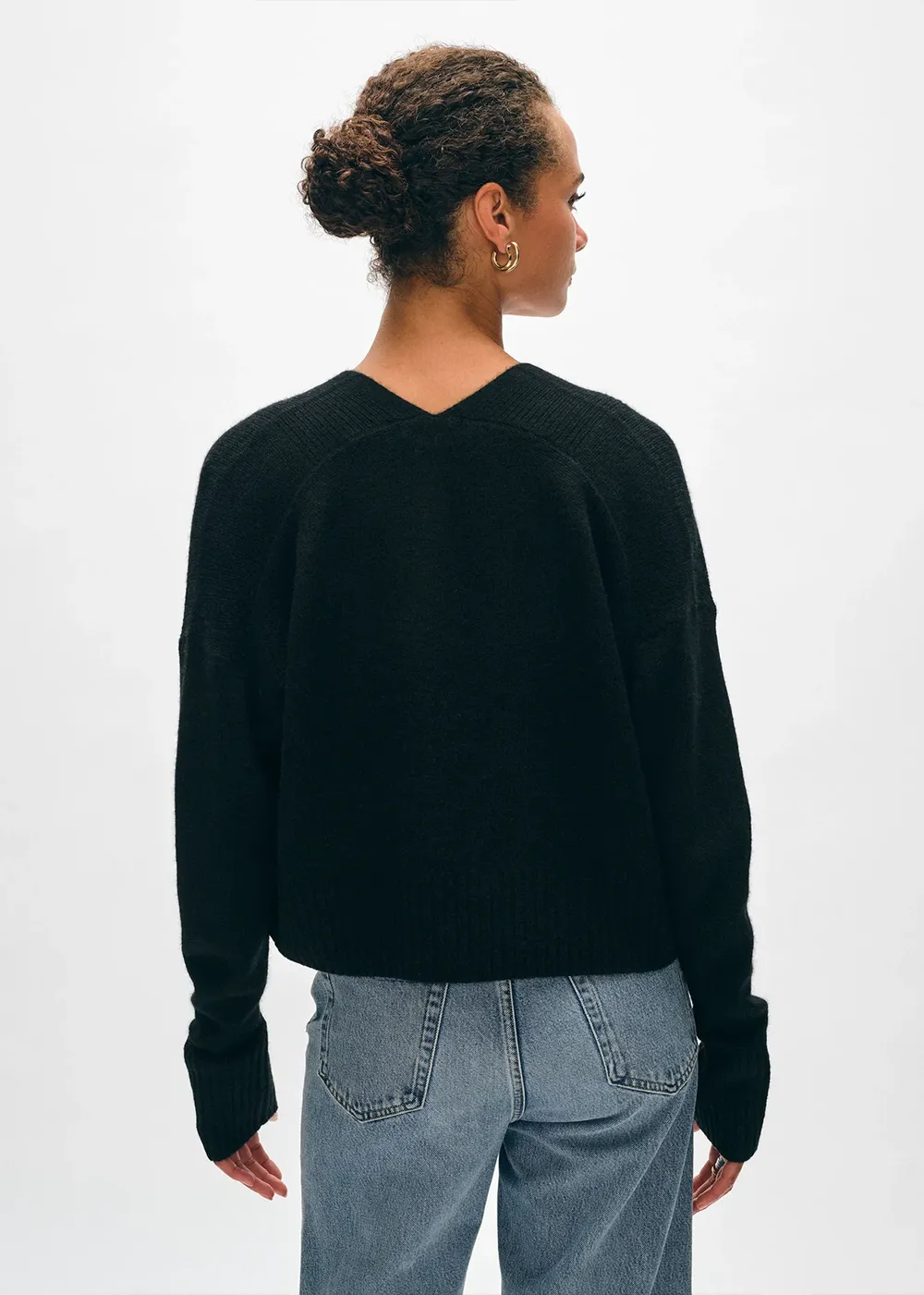 Fashionable Wear Cashmere Open Front Cardigan