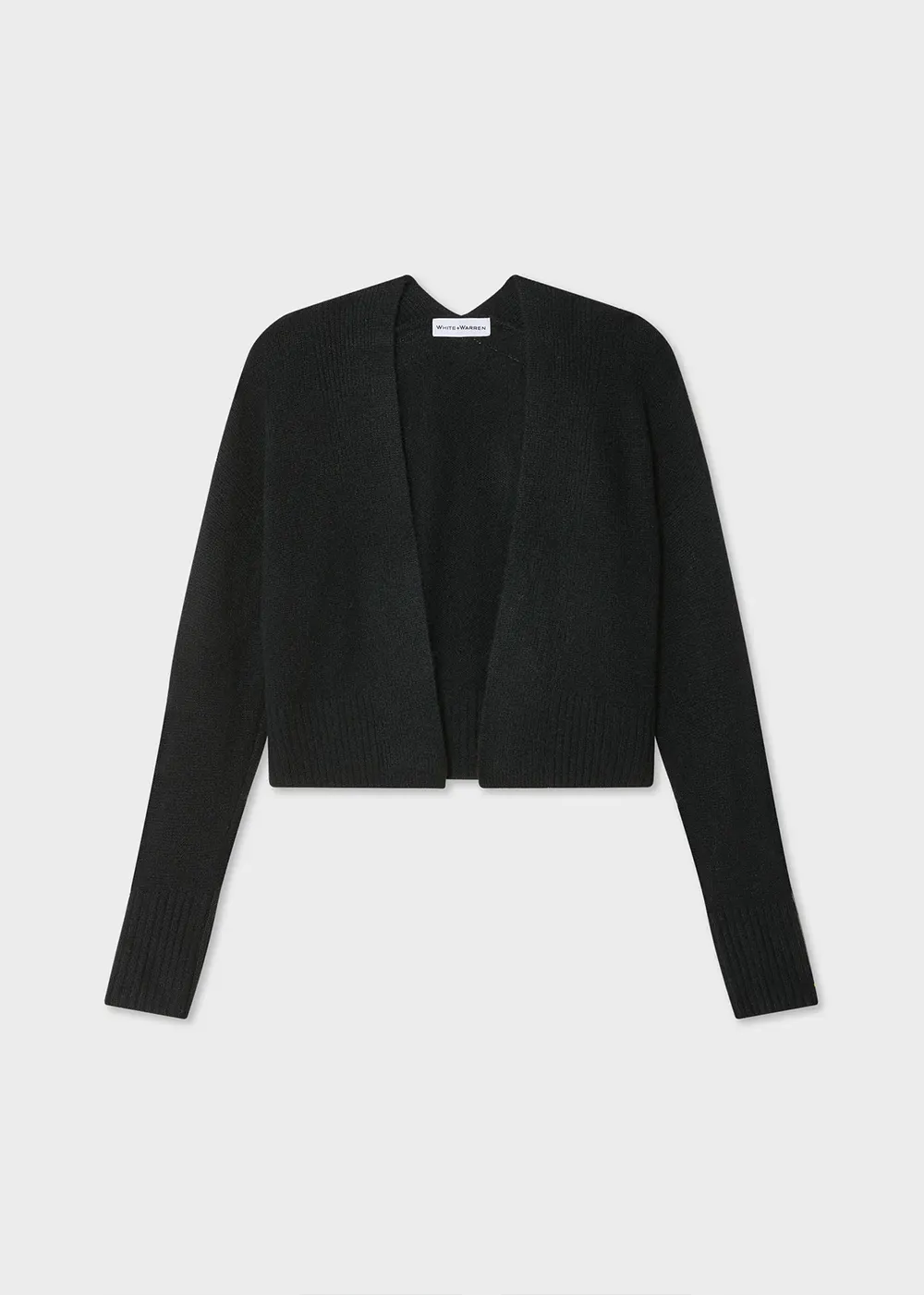 Cashmere Open Front Cardigan Abrasion Resistant Seams