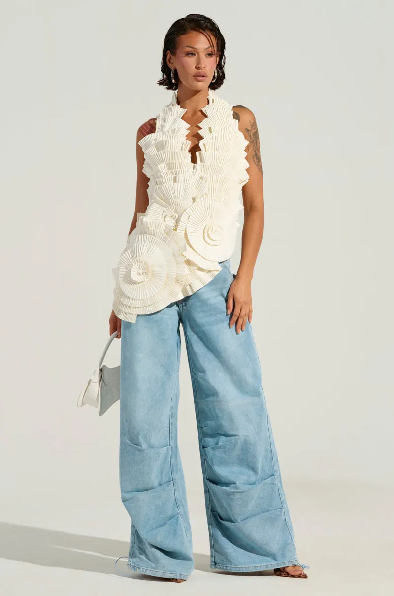COVER ME IN LOVE TOP Stretchable Material single - compartment