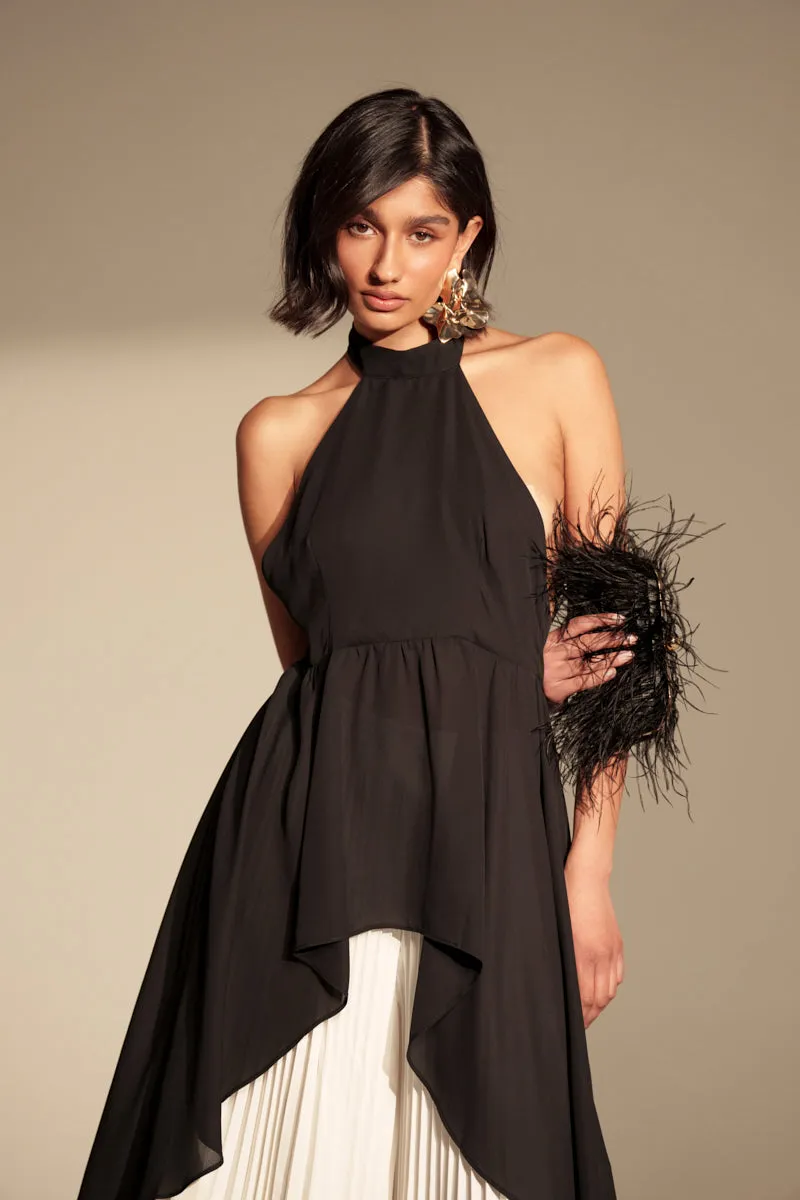 Slim Fit Cut Ergonomic Shape FLY INTO THE AIR BLOUSE