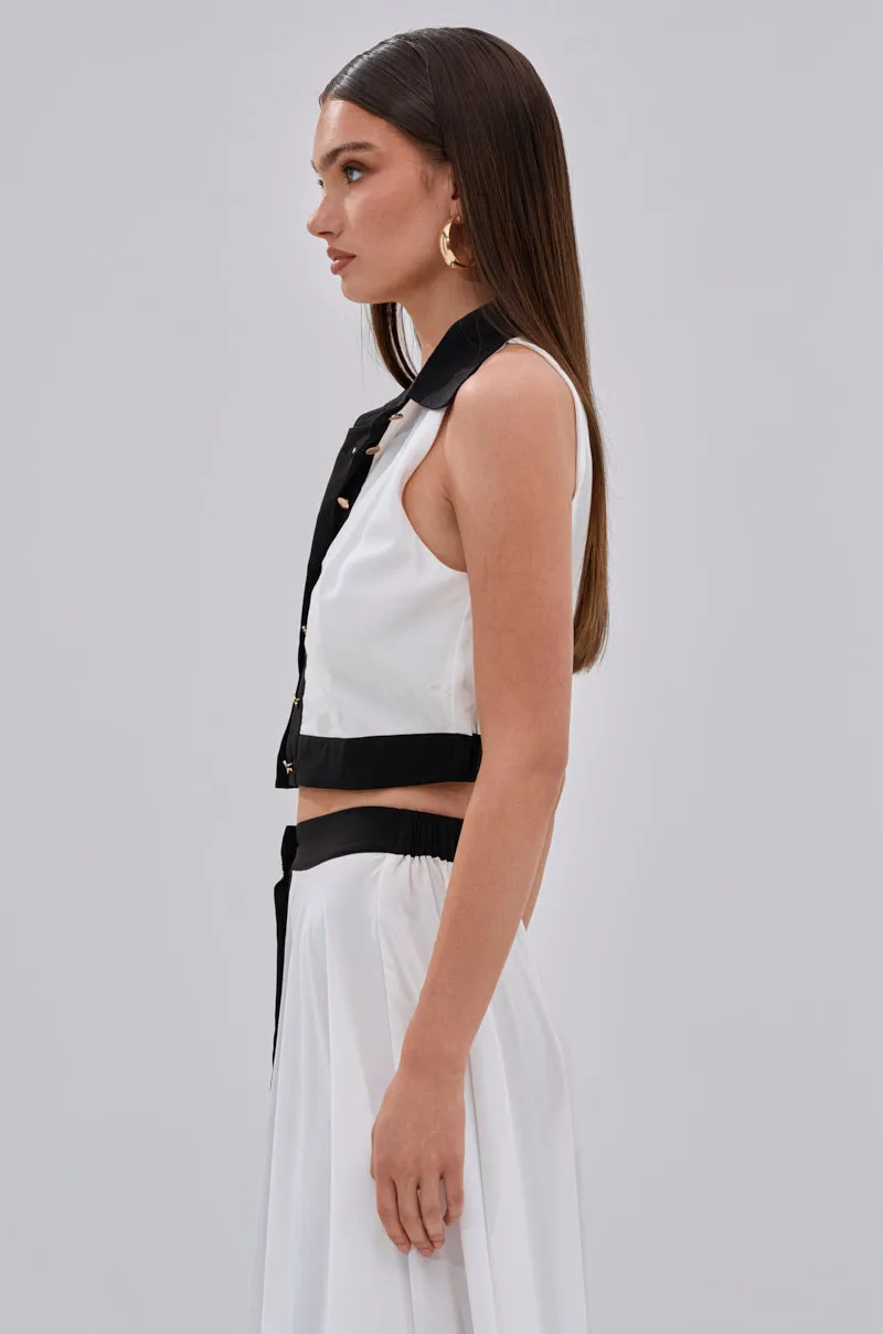 communication VIVI BUTTON DOWN BLOUSE
