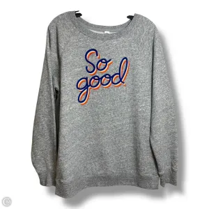 Sweatshirt Crewneck By Old Navy In Grey, Size: M NonRestrictive Design