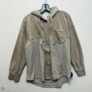 Wonder Fit Sweatshirt Hoodie By Cato In Brown, Size: L