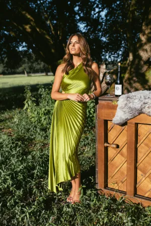 warm glow Season Flow Show Stopper Midi Dress