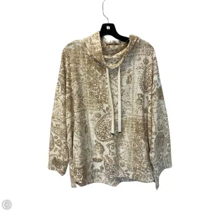 MultiDirectionalFlex Sweatshirt Hoodie By West Bound In Brown, Size: 1x