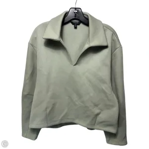 Elite Core Sweatshirt Collar By Banana Republic In Green, Size: S