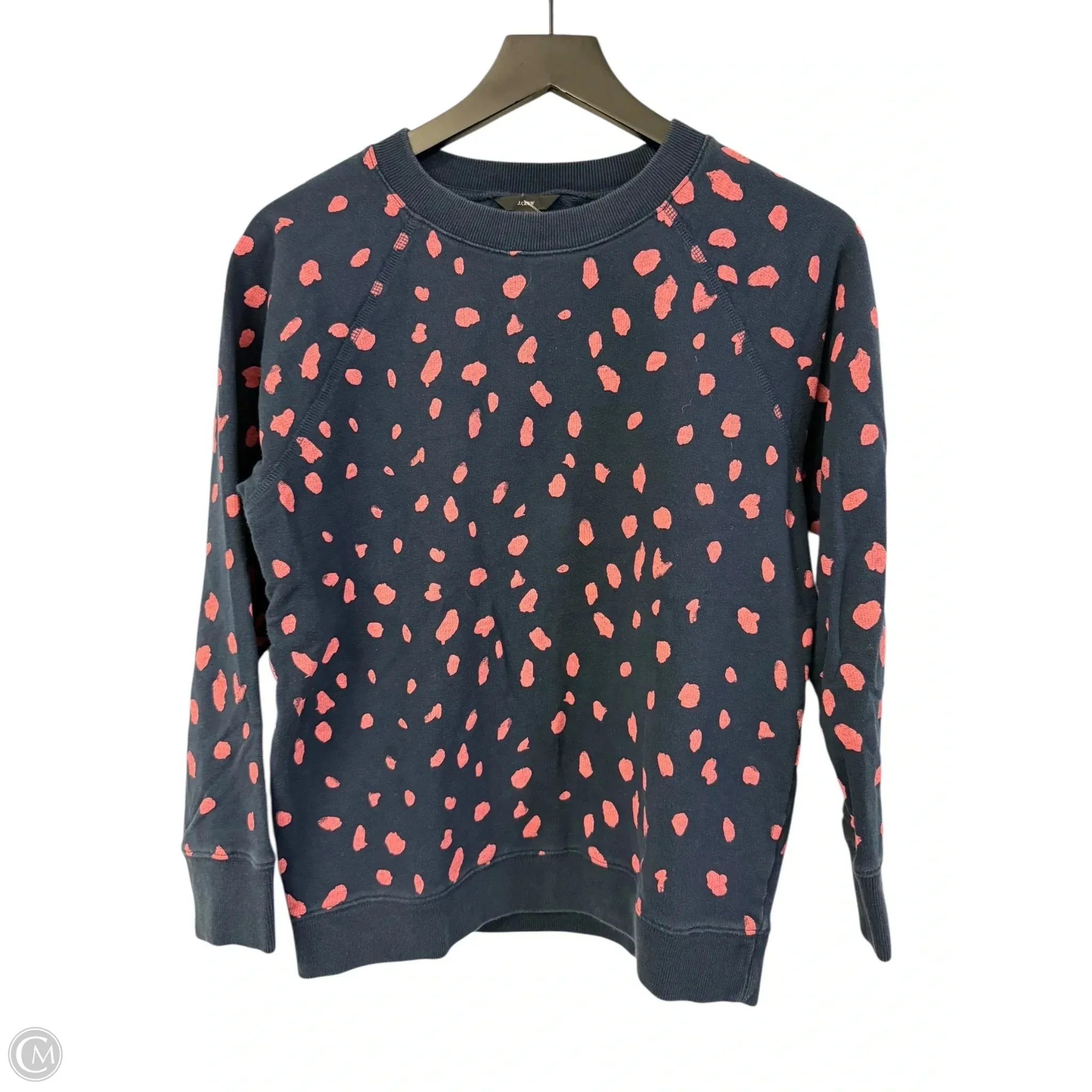 Sweatshirt Crewneck By J. Crew In Blue & Pink, Size: M Lounge Gear Drive Core