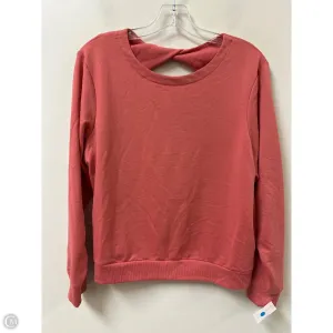 Vision Glow Athletic Sweatshirt Crewneck By Avia In Coral, Size: L
