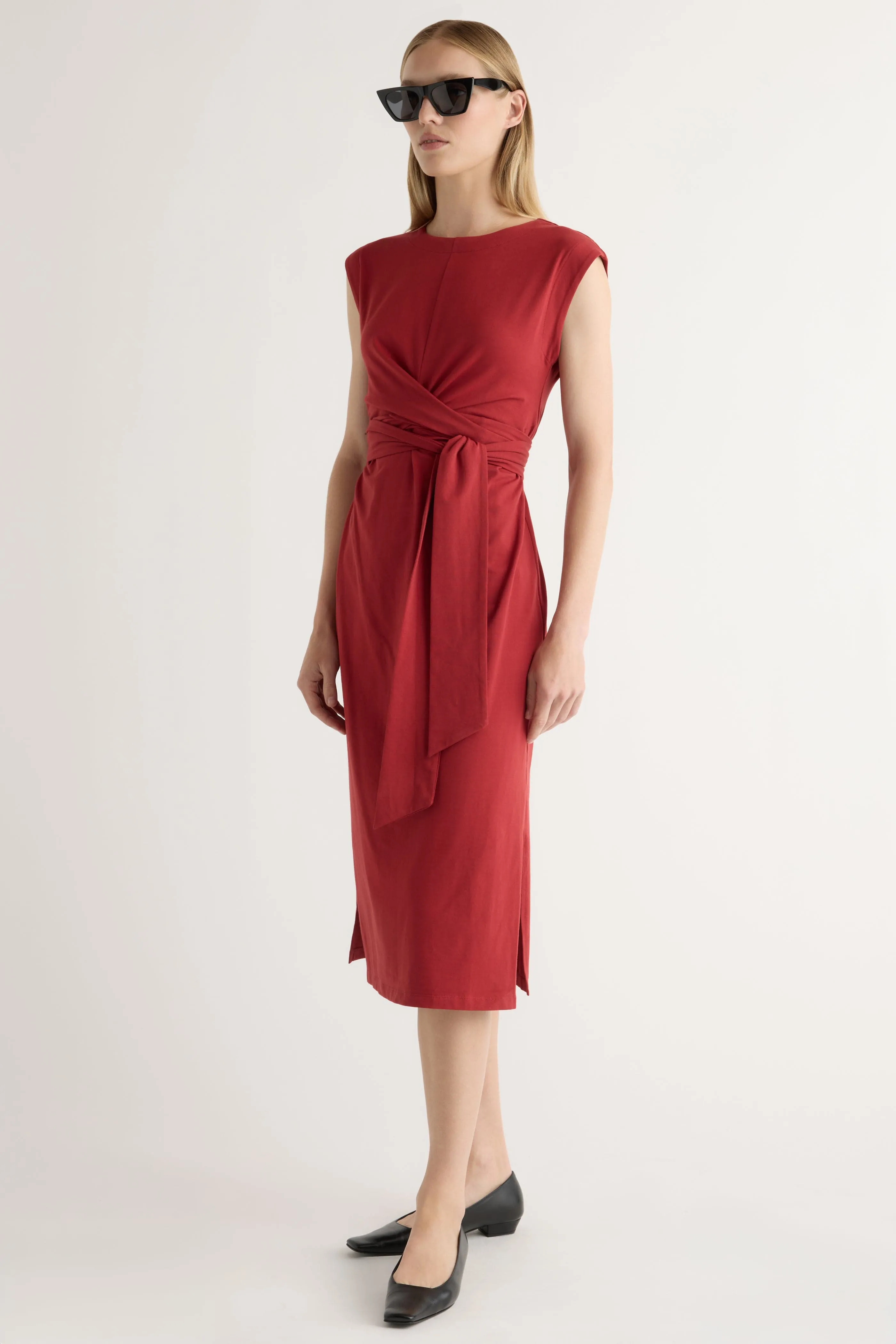 Fei Tie-Front Organic Cotton Dress Cool Edge