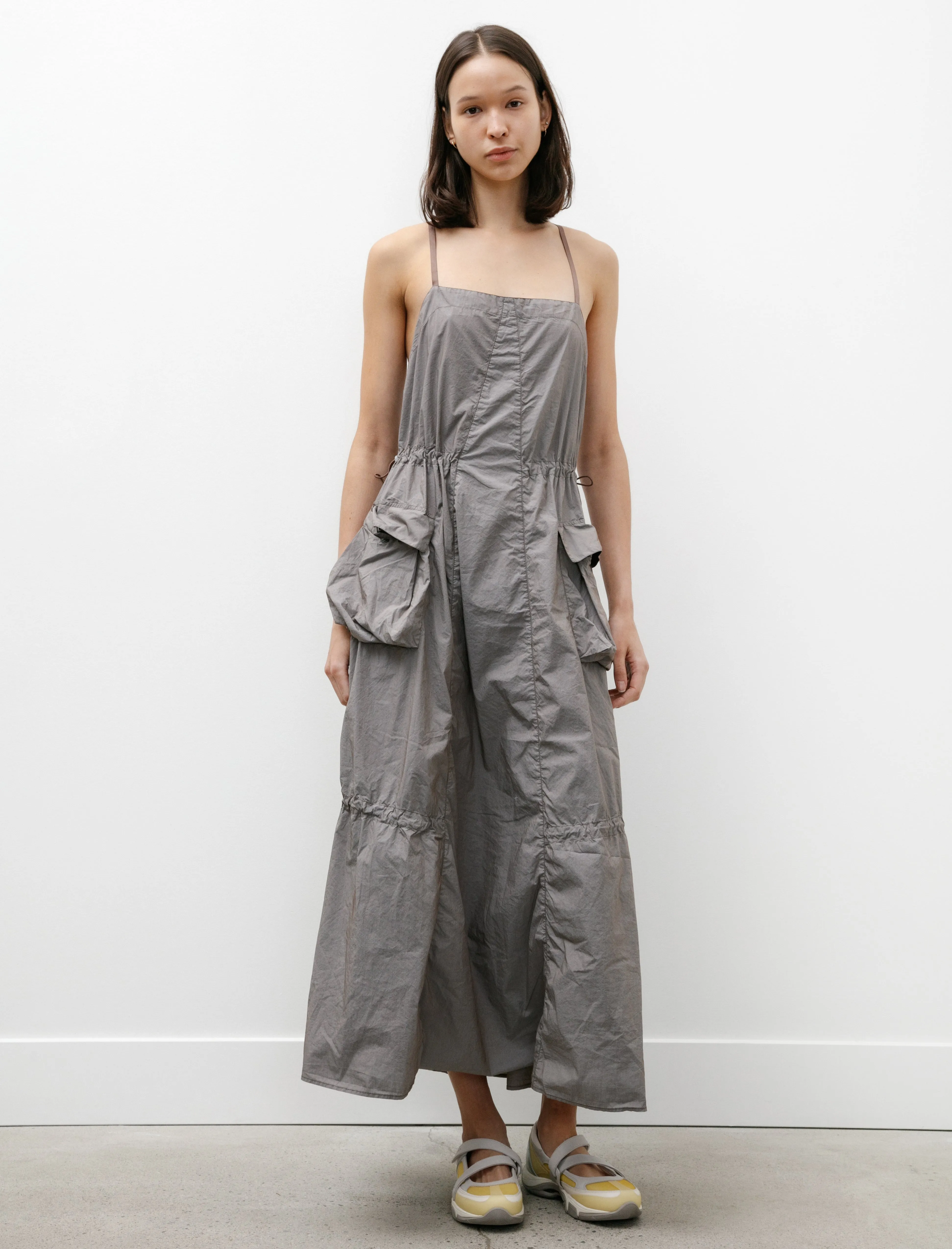 Insulated Outerwear Effortless Style Parachute Dress Stone Khaki Poplin