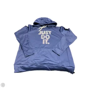 Comfortable Design Sweatshirt Hoodie By Nike In Navy, Size: L