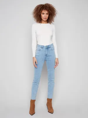 Perfect Match Claudia Slim Leg Jeans - Light Blue