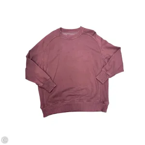 Sweatshirt Crewneck By Aerie In Mauve, Size: Sp Soft Flow Glow Core