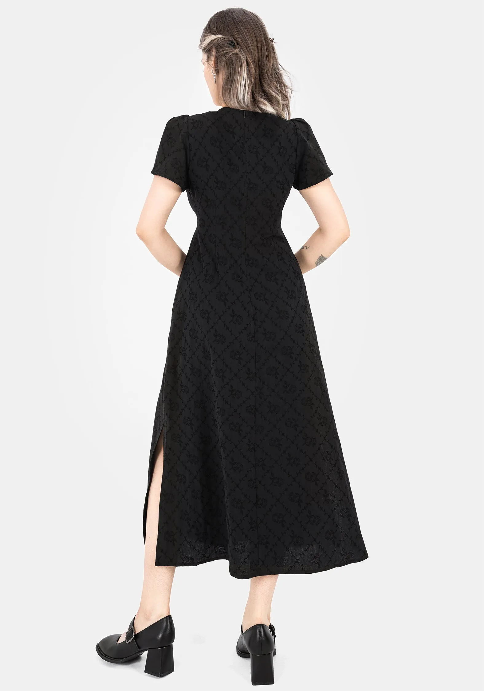 Desert Light Polgara Floral Jacquard Midaxi Dress