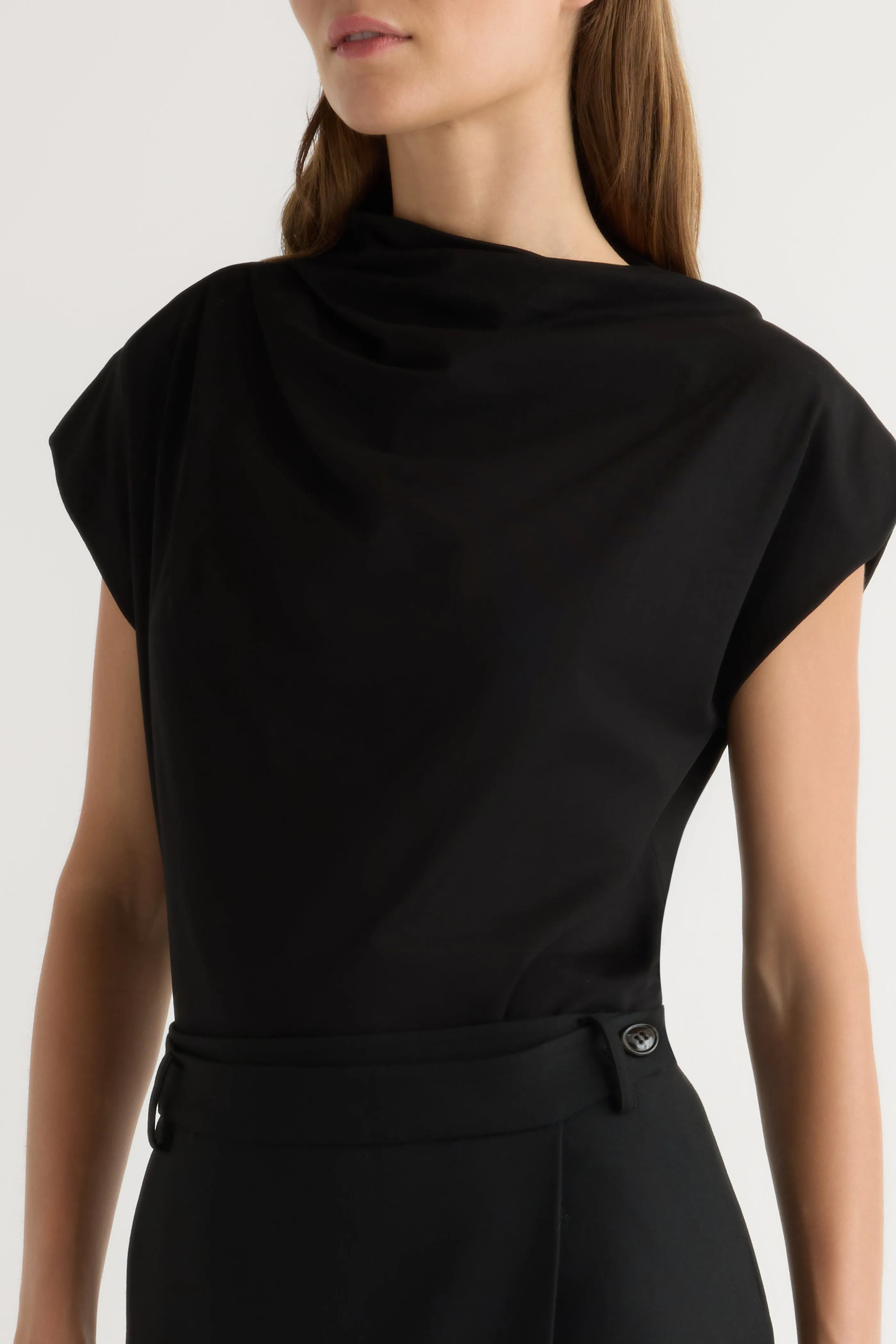 Kenny Asymmetric-Neck Tee High-End Quality