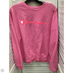 Sweatshirt Crewneck By Champion In Pink, Size: Xl FlexibleFit Everyday Wear