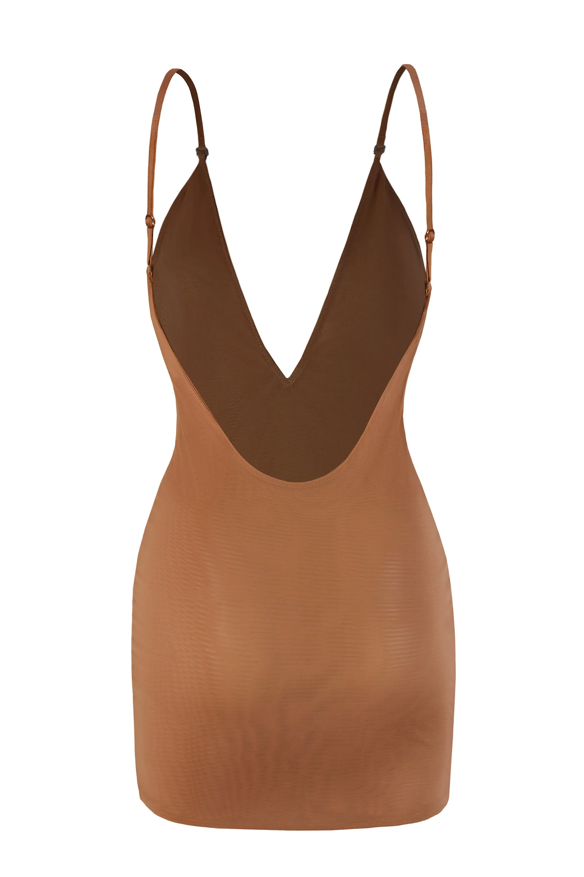 Intimates Soft Mesh Multiway Mini Dress in Honey Bohemian Look