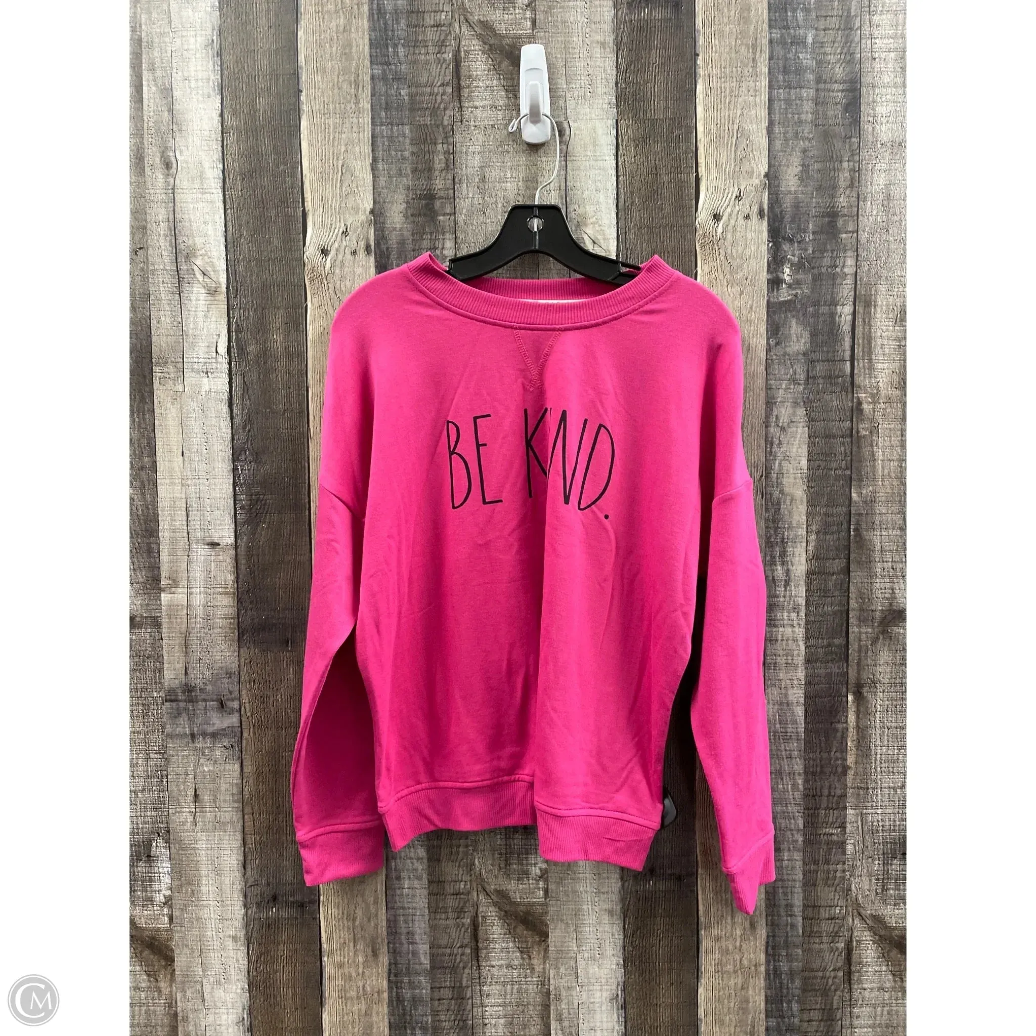 Durable Reinforcements Sweatshirt Crewneck By Cme In Pink, Size: S
